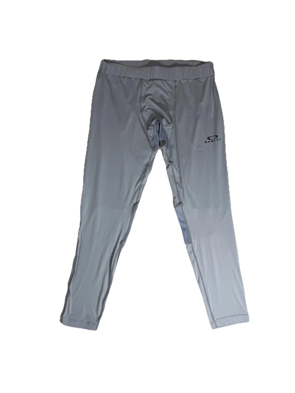Oakley Mens Grey Foundational Base Layer Pant Breathable Knees Size X-Large